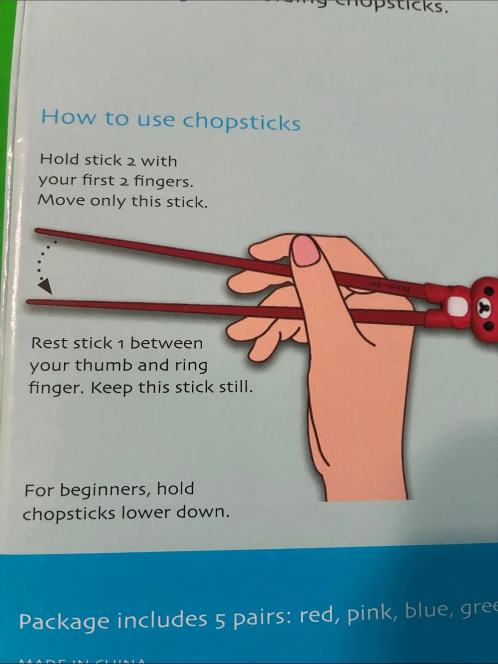 House of Stix - TRAINING CHOPSTICKS (set of 5) - Picture 9 of 12